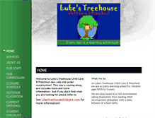 Tablet Screenshot of lukestreehouse.com